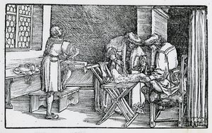 El tratamiento de una pierna gangrenada de German School